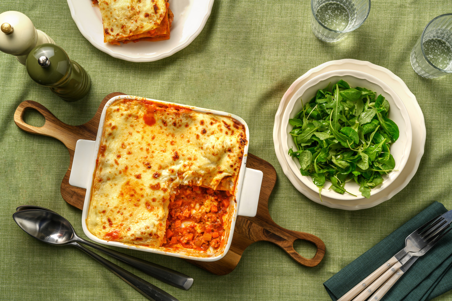 Lasagne alla bolognese au bœuf haché