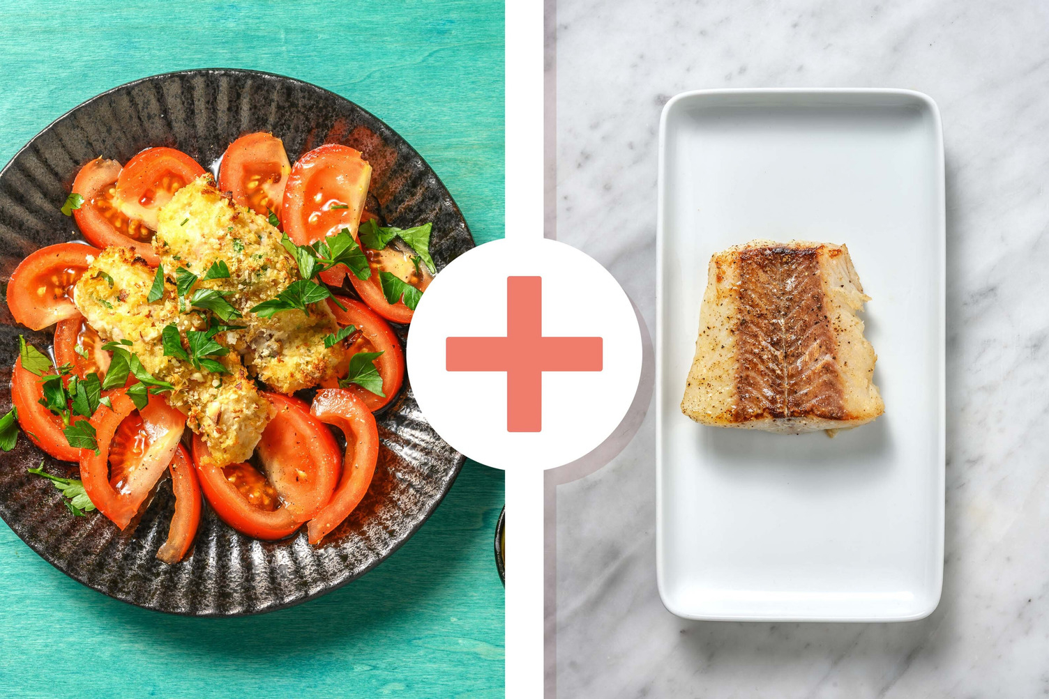 Merluzzo in crosta di mandorle