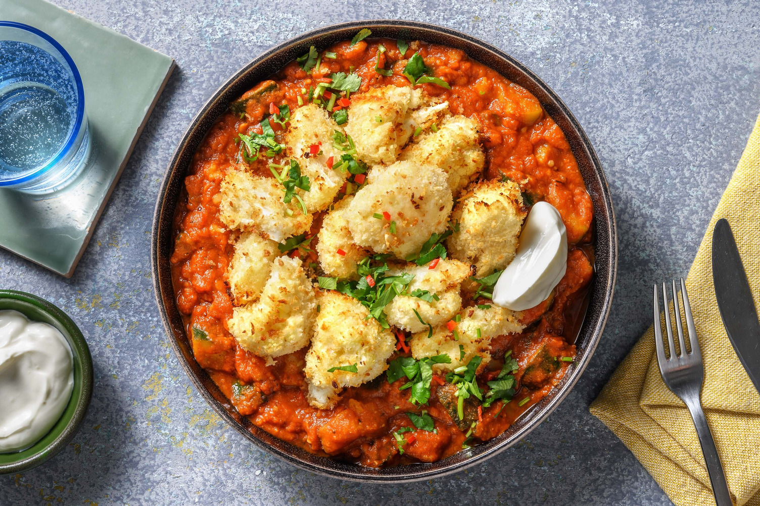 Nuggets speziati di cavolfiore 
