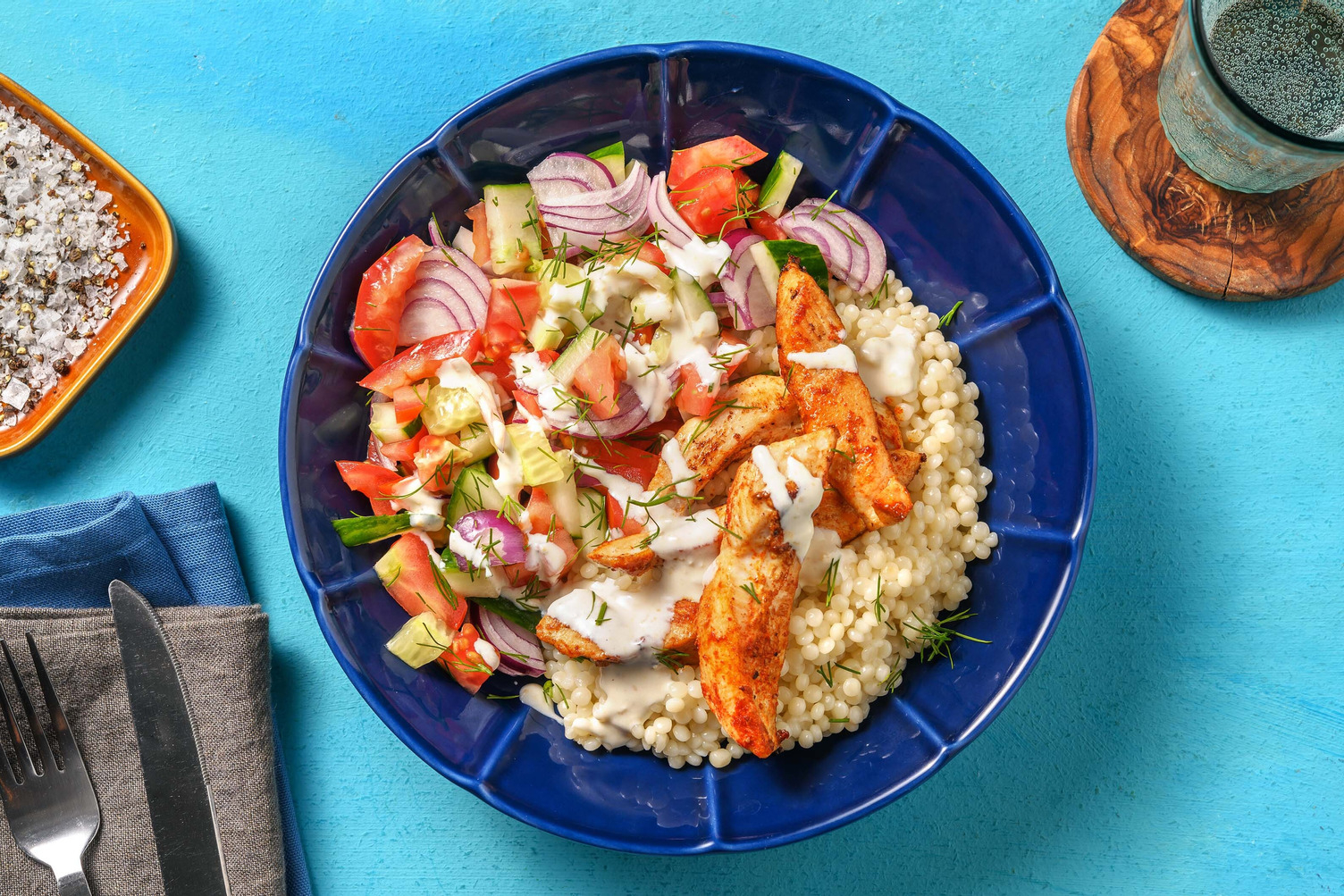 Gyros-inspireret kylling