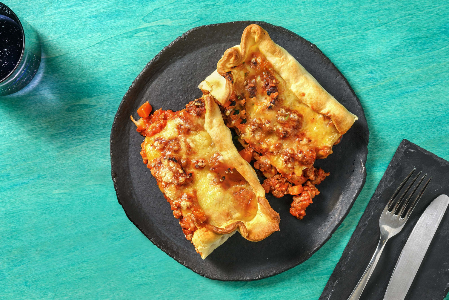 Quiche bolognaise