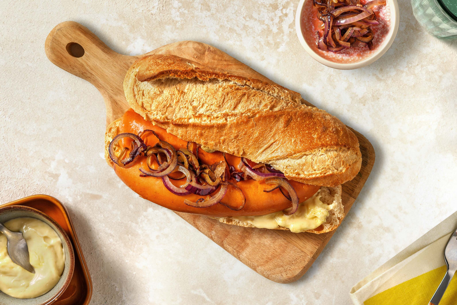 Broodje rookworst van Brandt & Levie