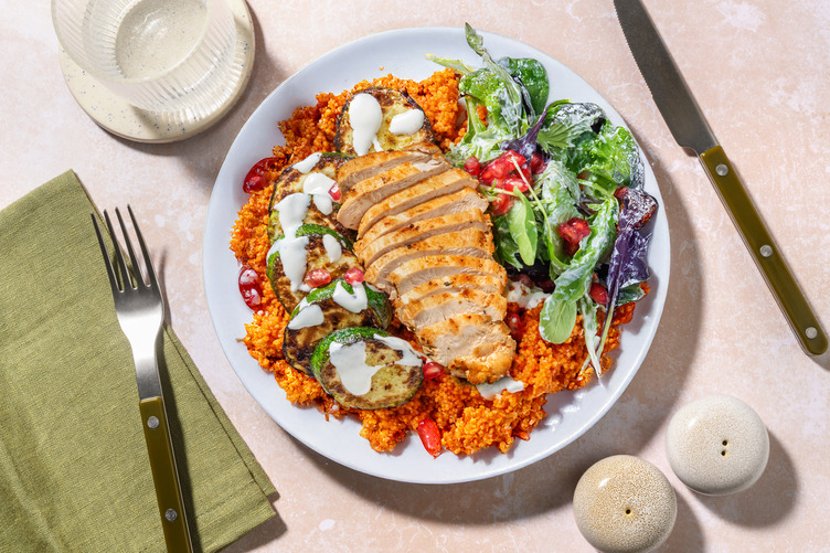 Couscous Bowl mit extra Hähnchenbrust 