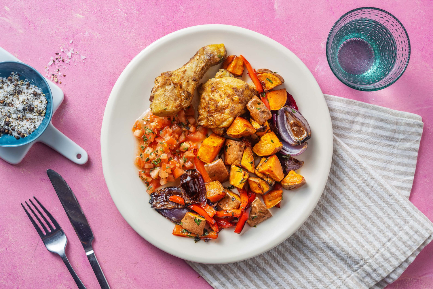 Pollo alle spezie mediorientali