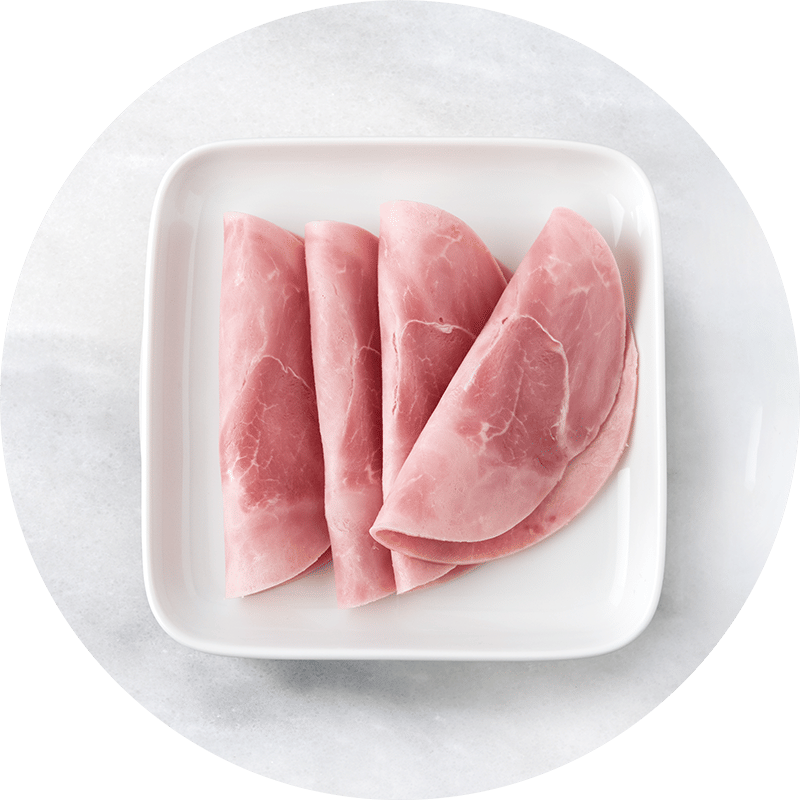 Tranches de jambon fumé en extra