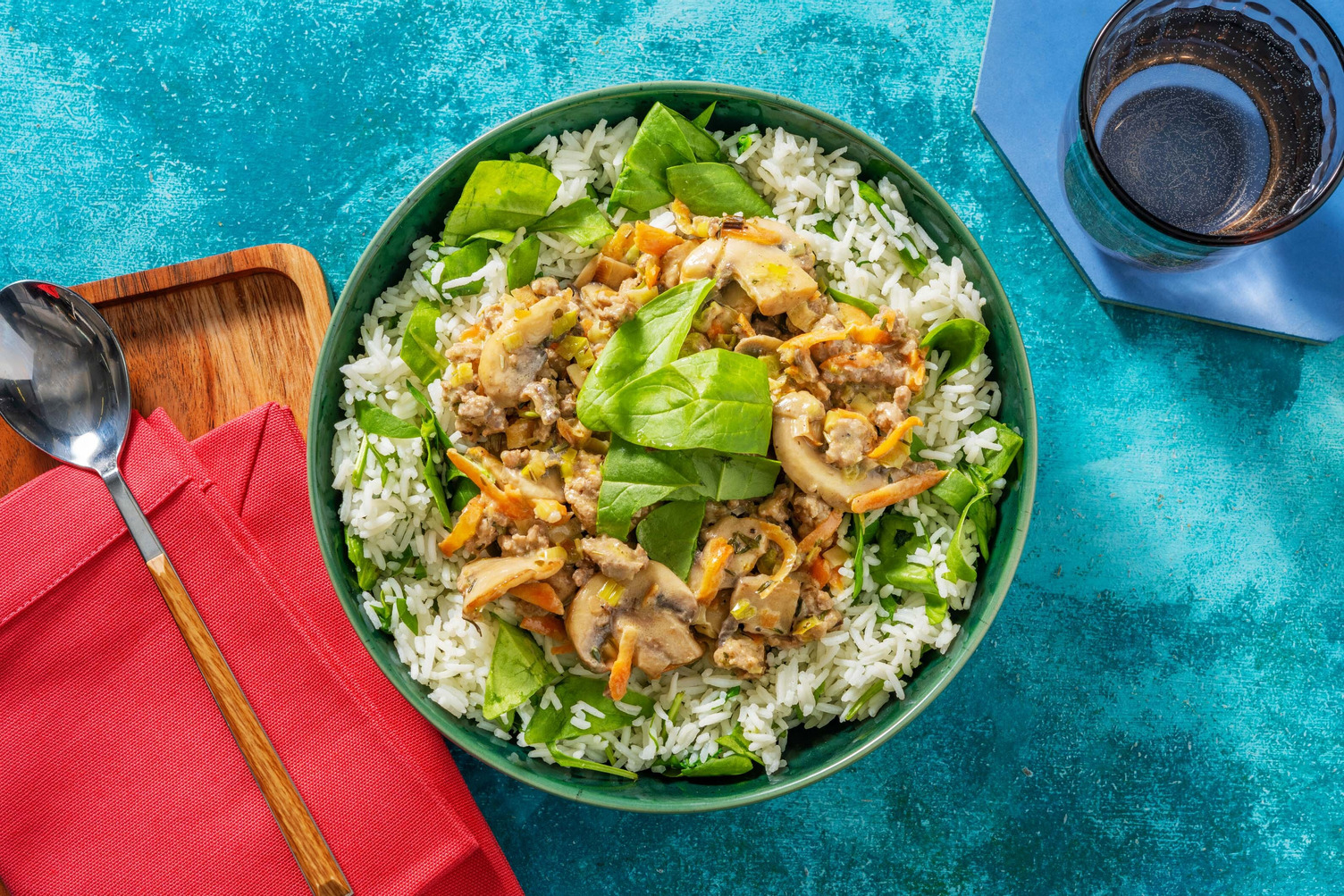 Cremet svine- og kalvekødsgryde