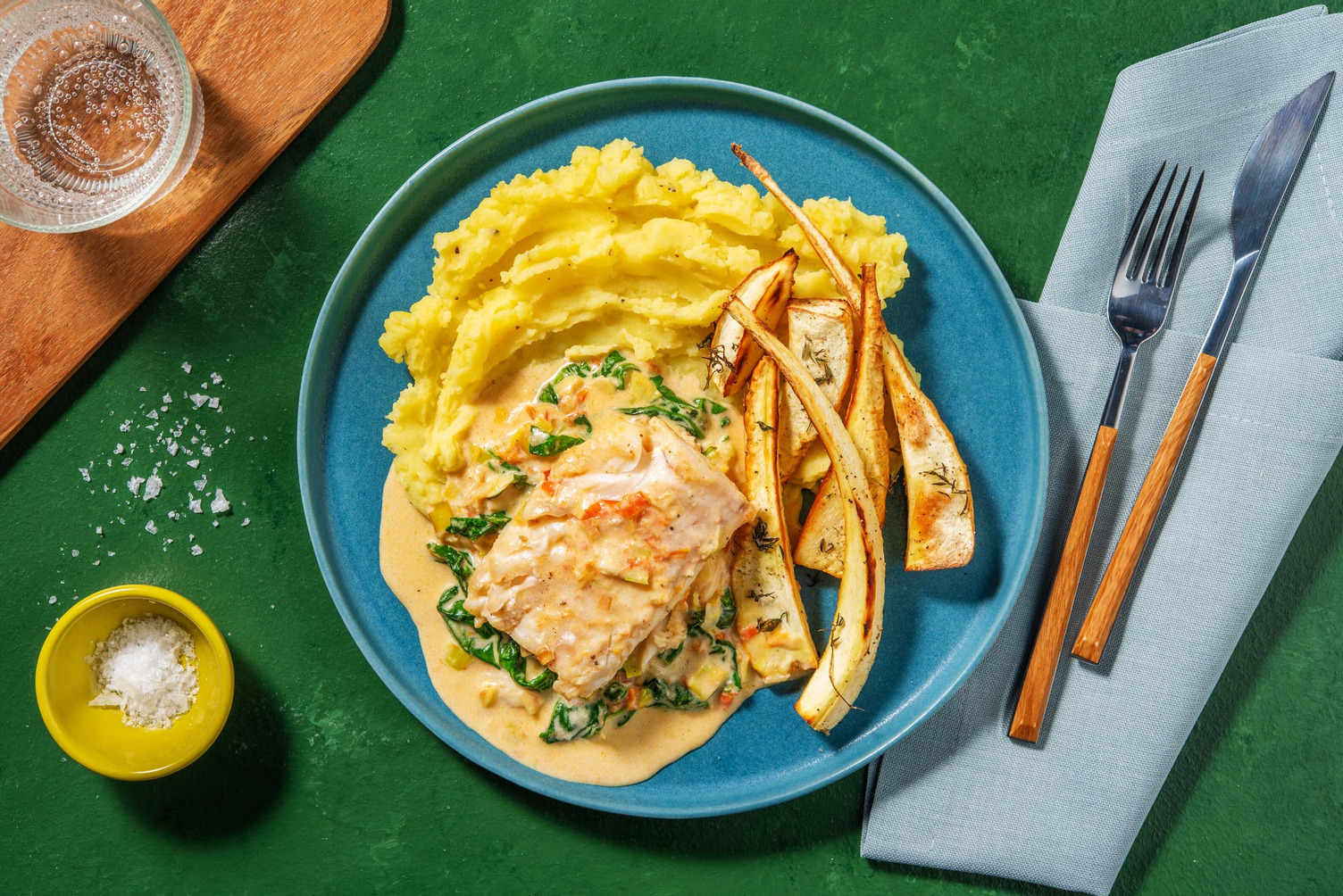 Torsk i kremet fløtesaus