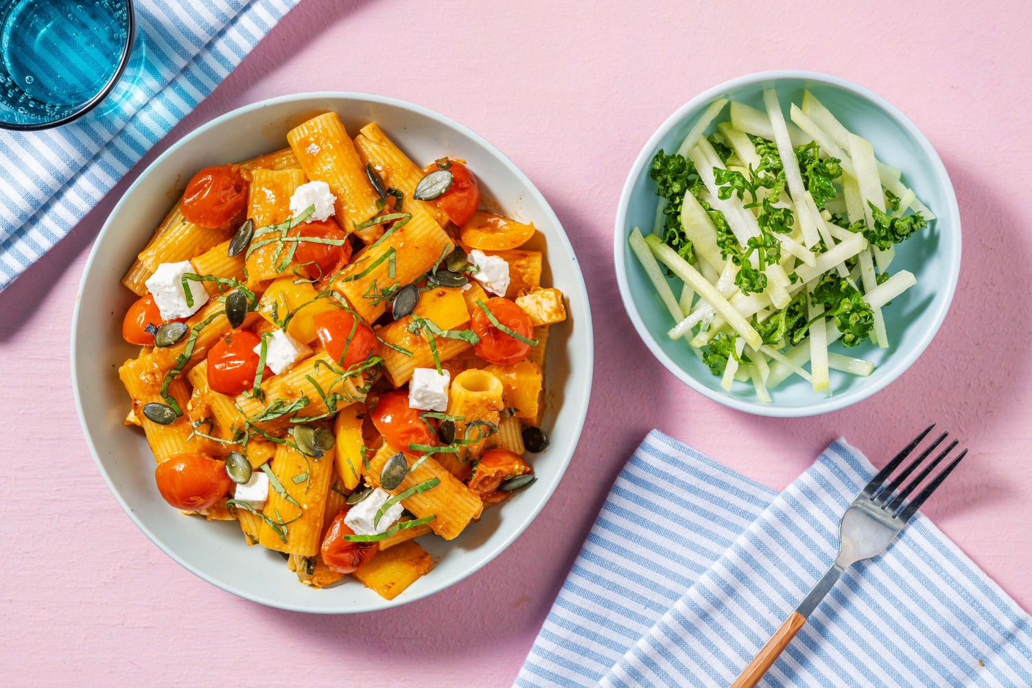 Calabreserørt rigatoni