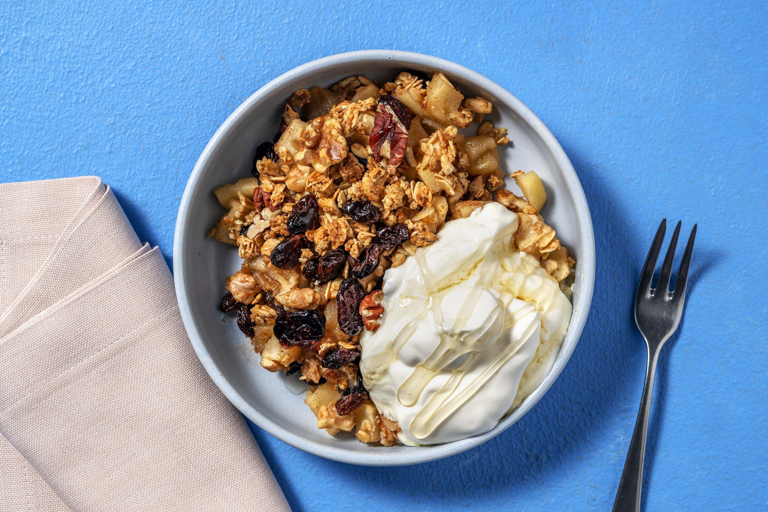 Box 7: Appelcrumble met muesli