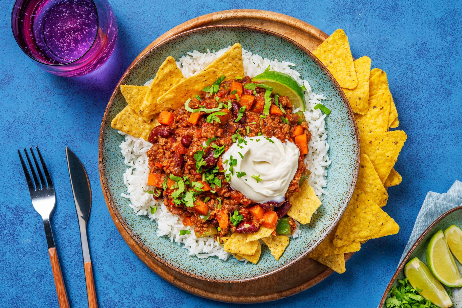 Vegetarisk chili sin carne