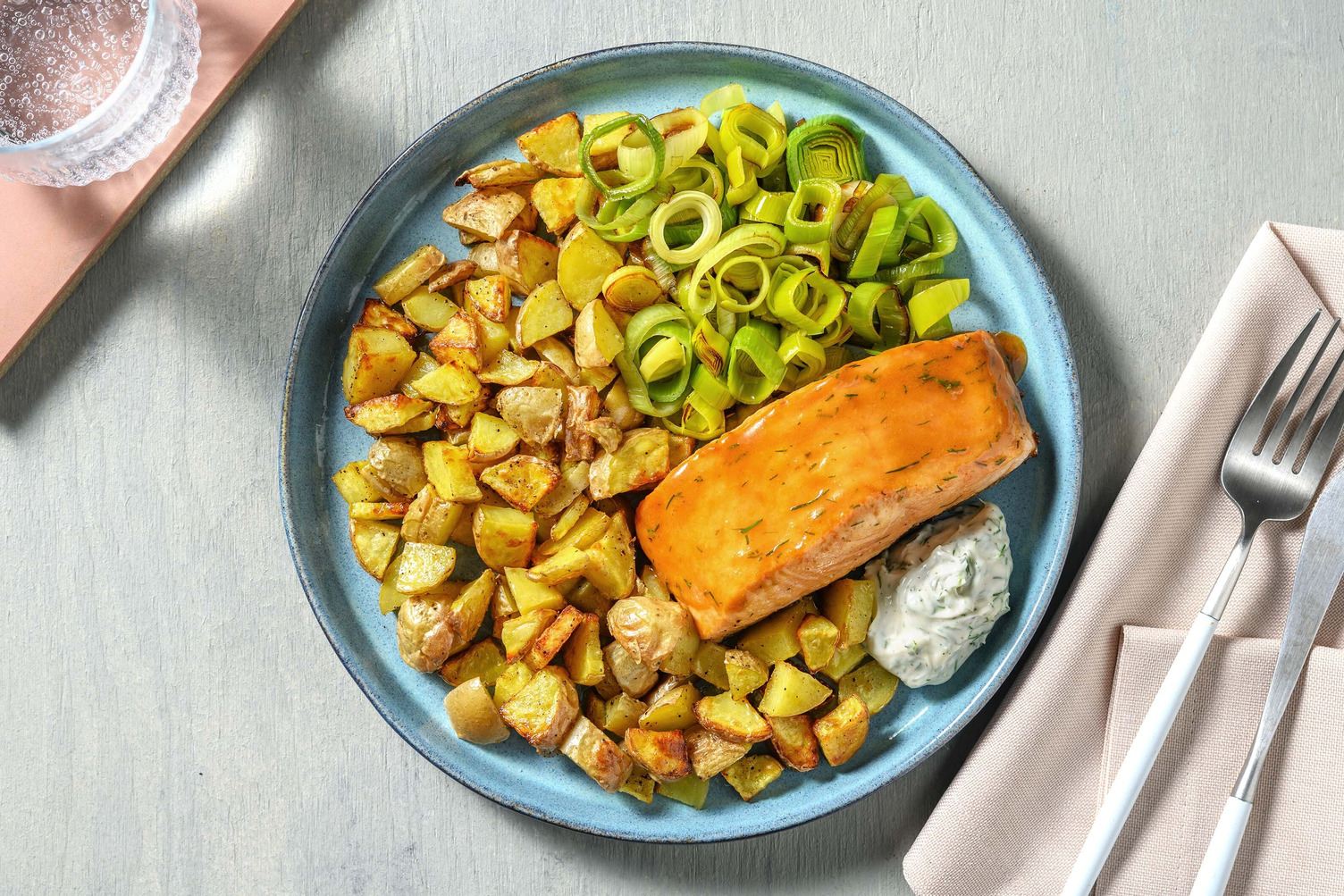 Salmone marinato con miele e salsa di soia