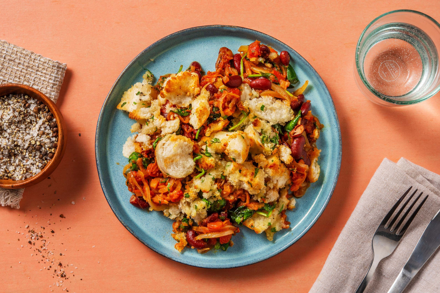 Gratineret kidneybønner