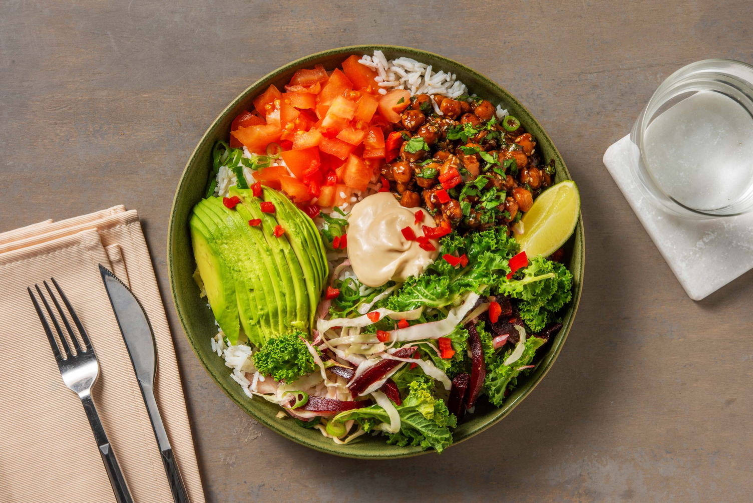 Honungs- och sojaglaserade kidneybönor