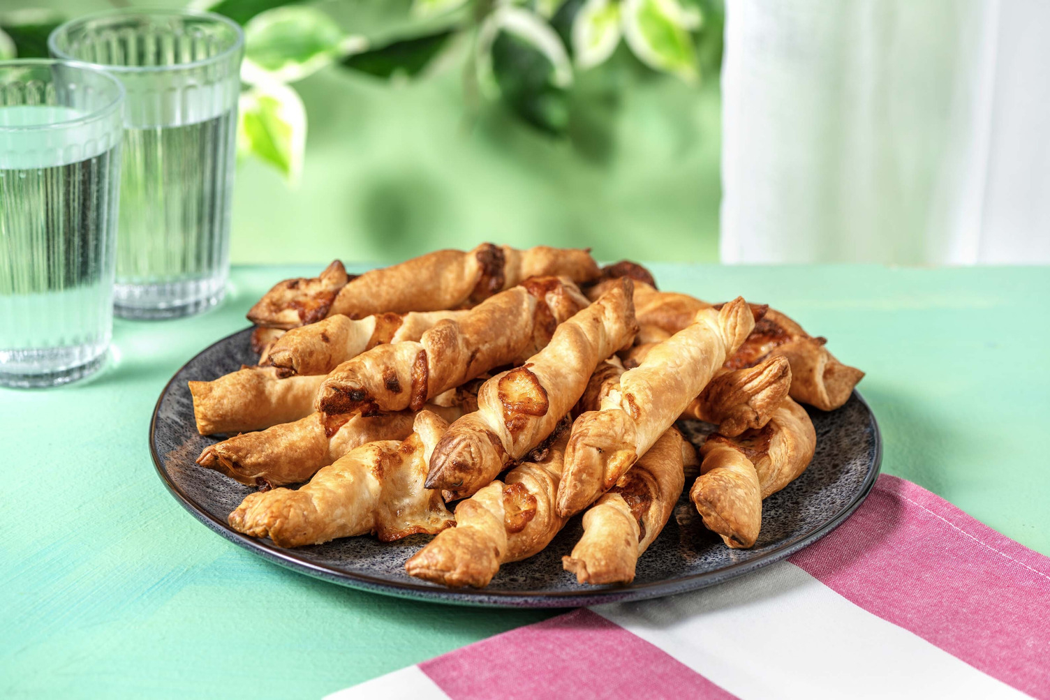 Cheesy Puff Pastry Twists