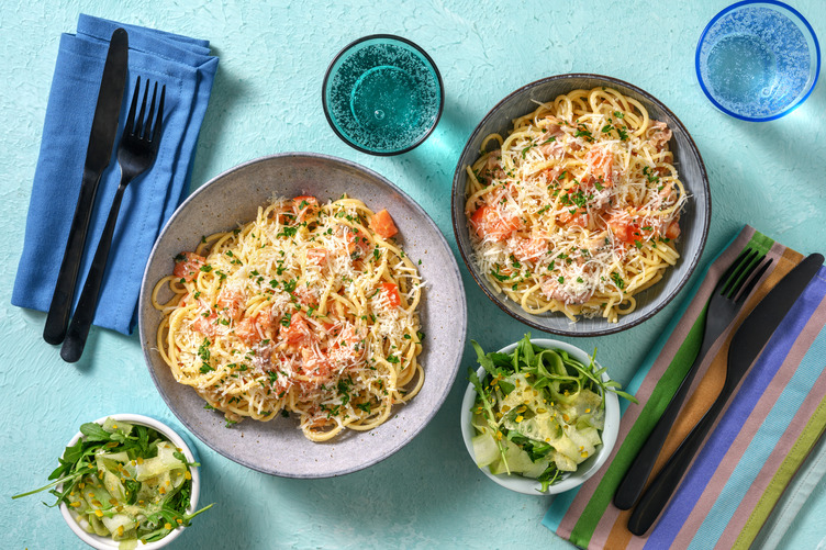 Krämig prosciuttopasta