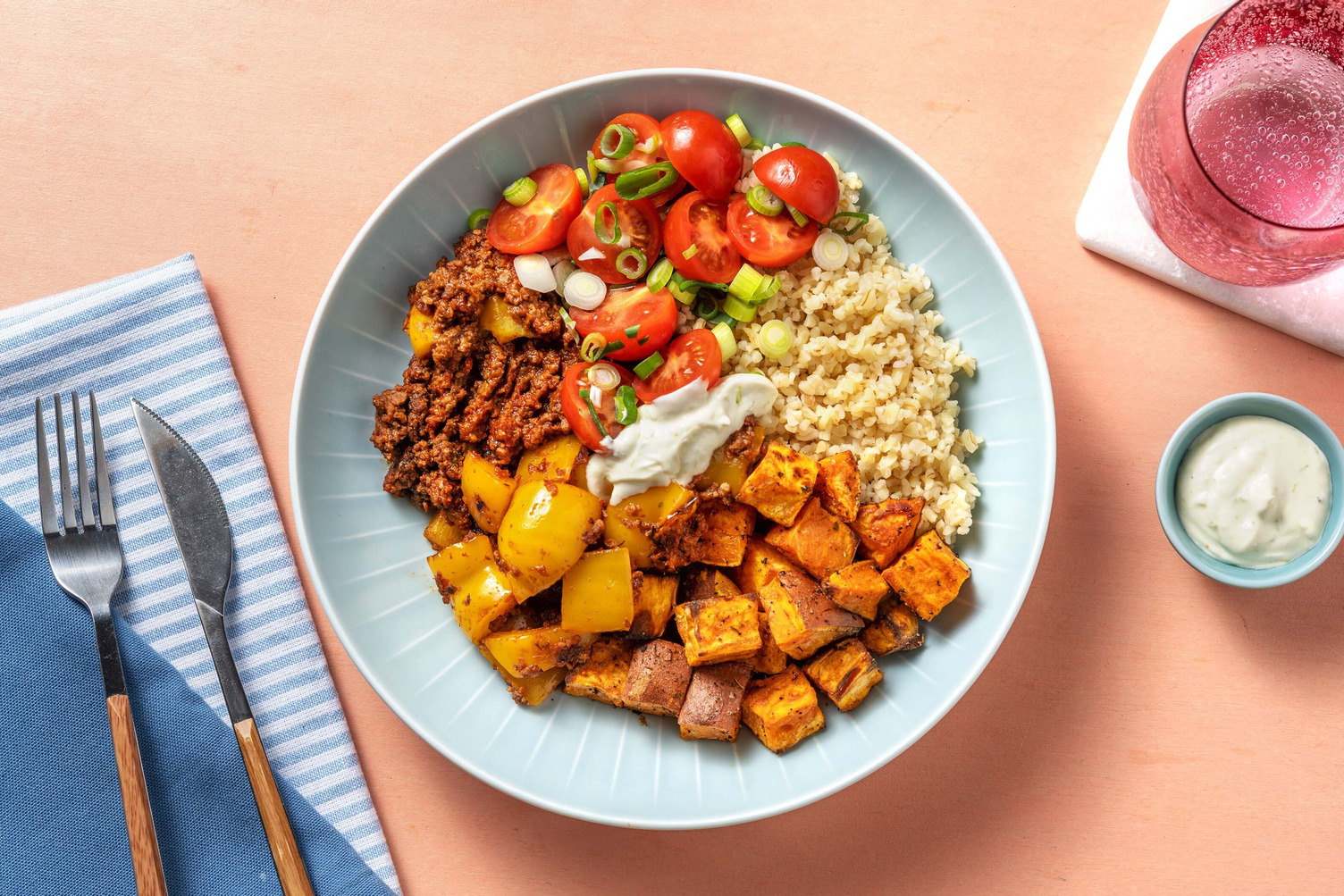 Vegetarisk burritobowl