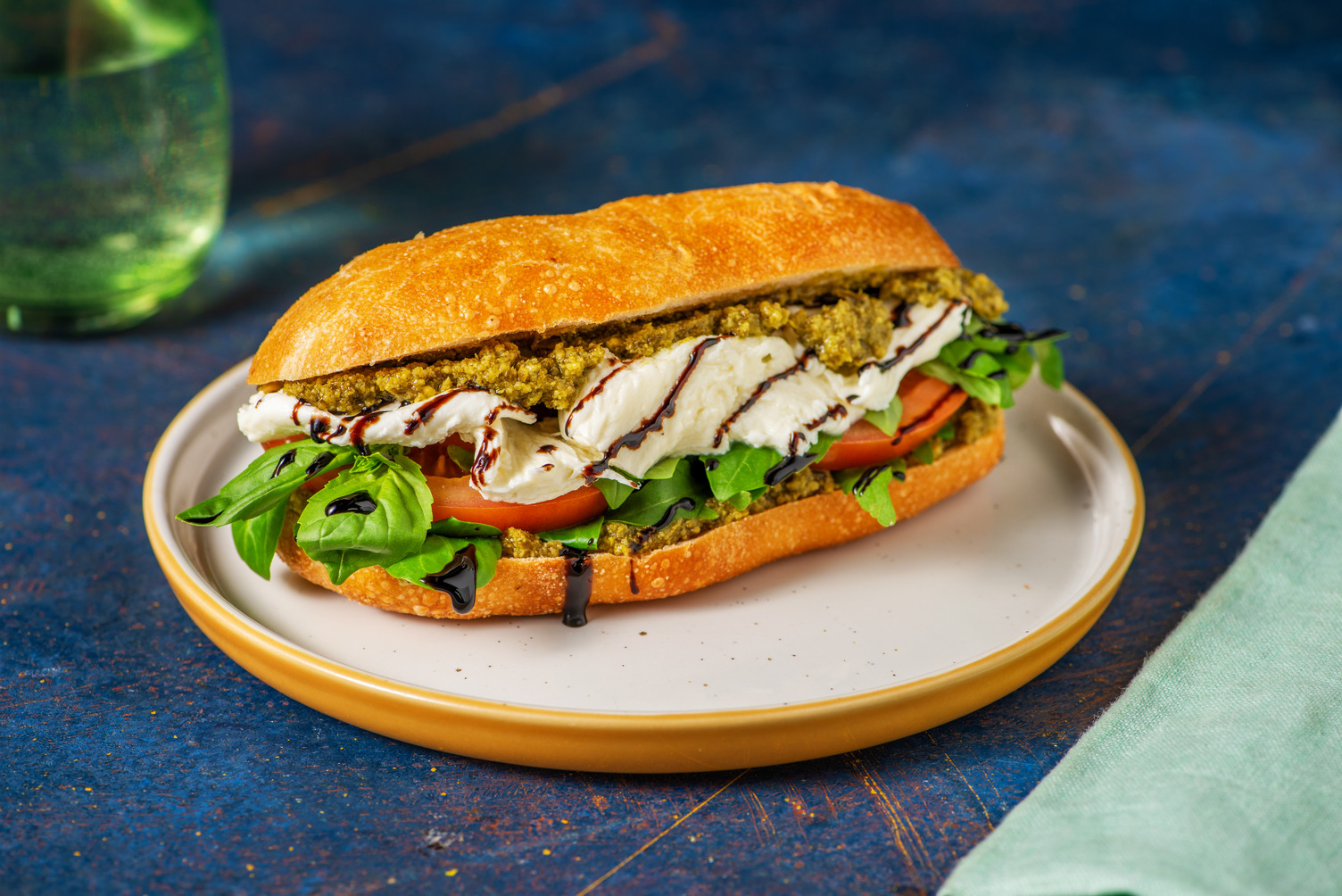 tomato meatball soup + caprese