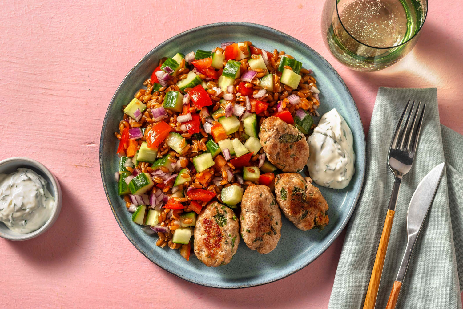 Kofta speziate di carne alle erbe