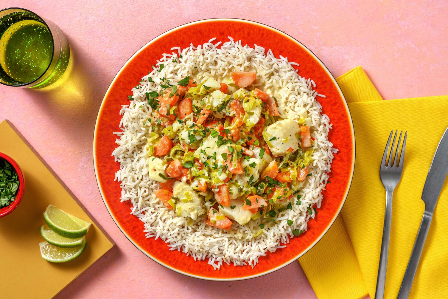 Curry de cabillaud au vadouvan