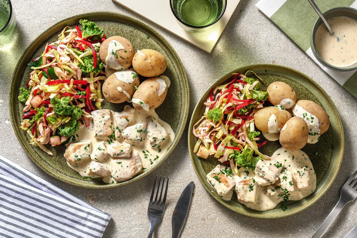 Kremet svinekjøttgryte