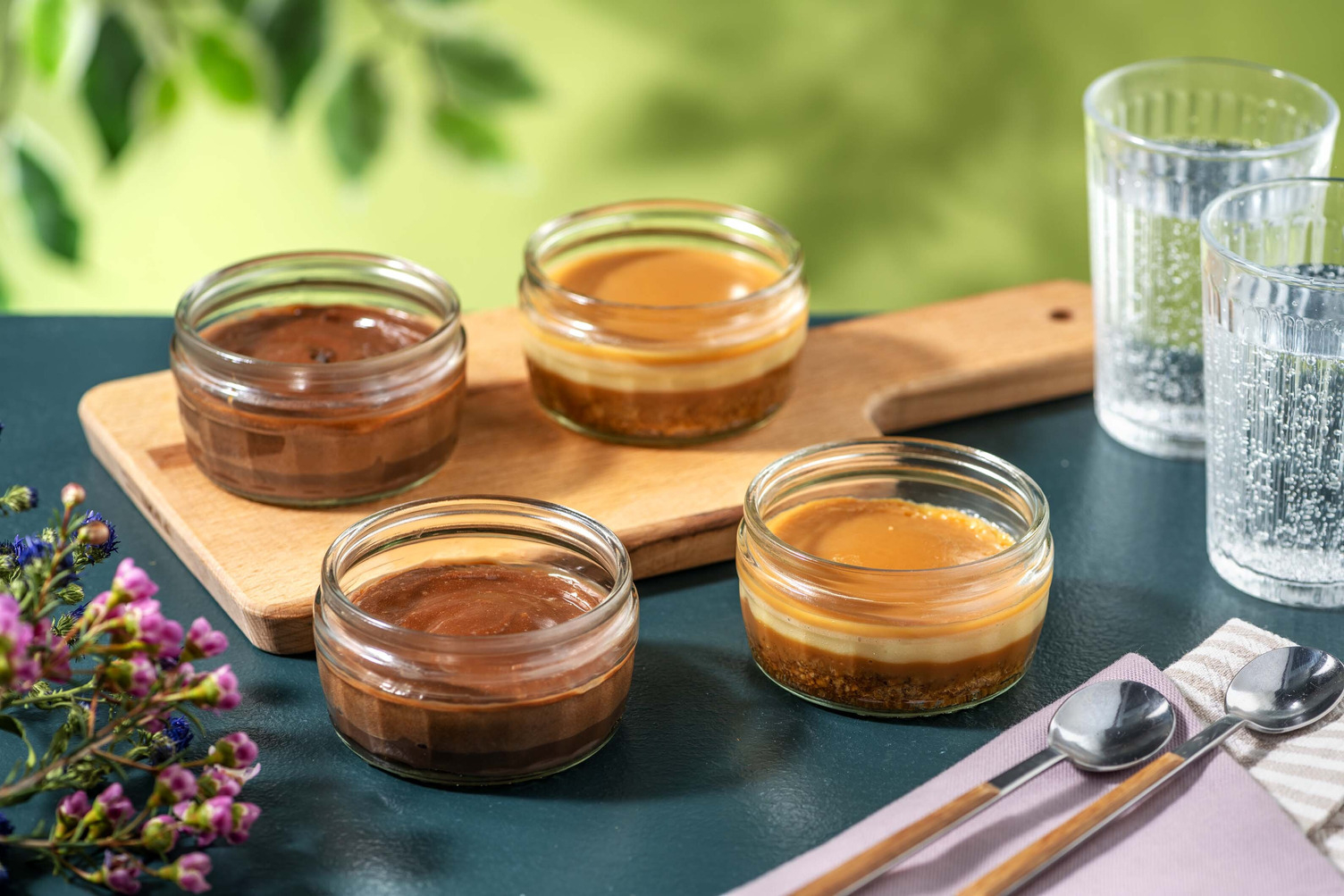 Gü Milk Chocolate Mousse and Gü Salted Caramel Cheesecakes Variety Bundle