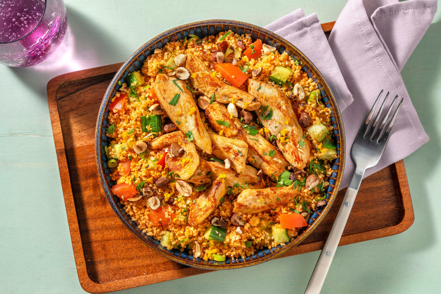 Straccetti di pollo all'arancia 