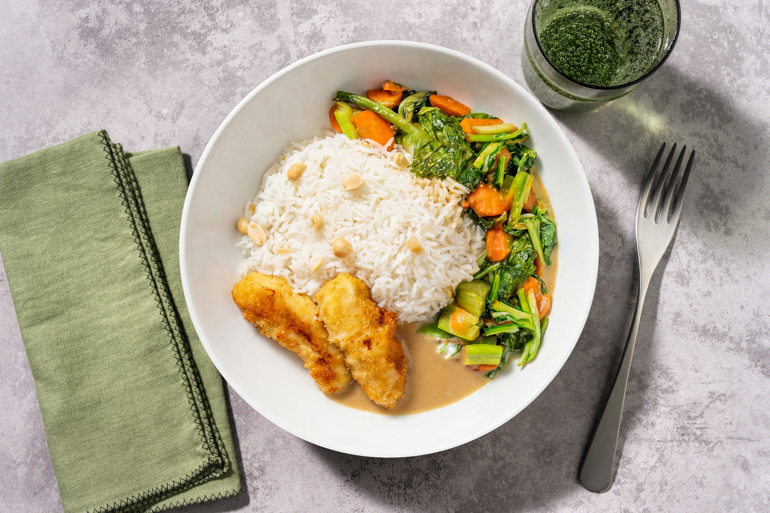 Plant-Based Chick’n & Japanese Curry Sauce