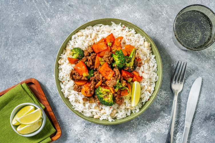 Sød chilimarineret svinekød