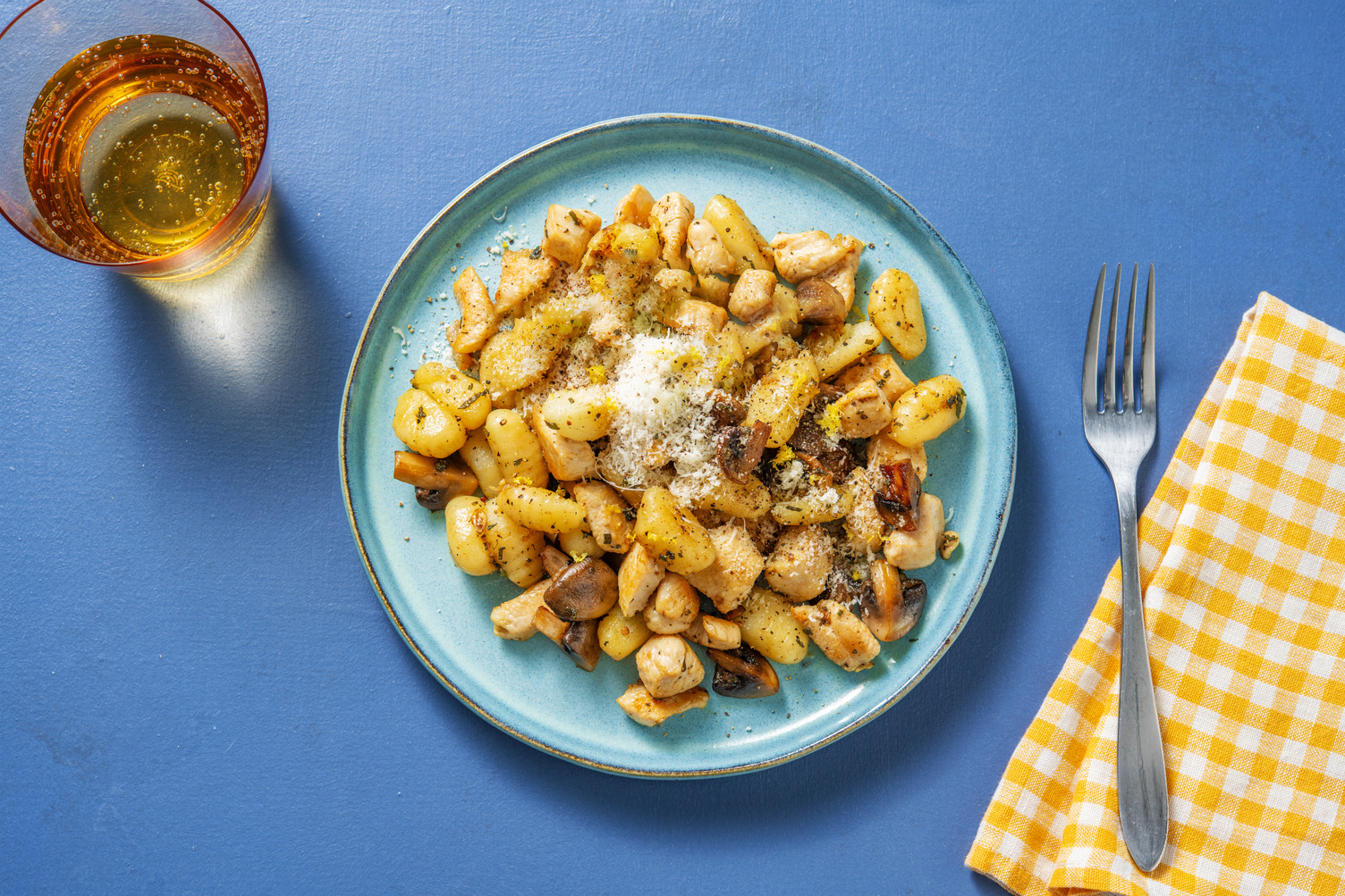 Gnocchi au poulet & beurre de sauge