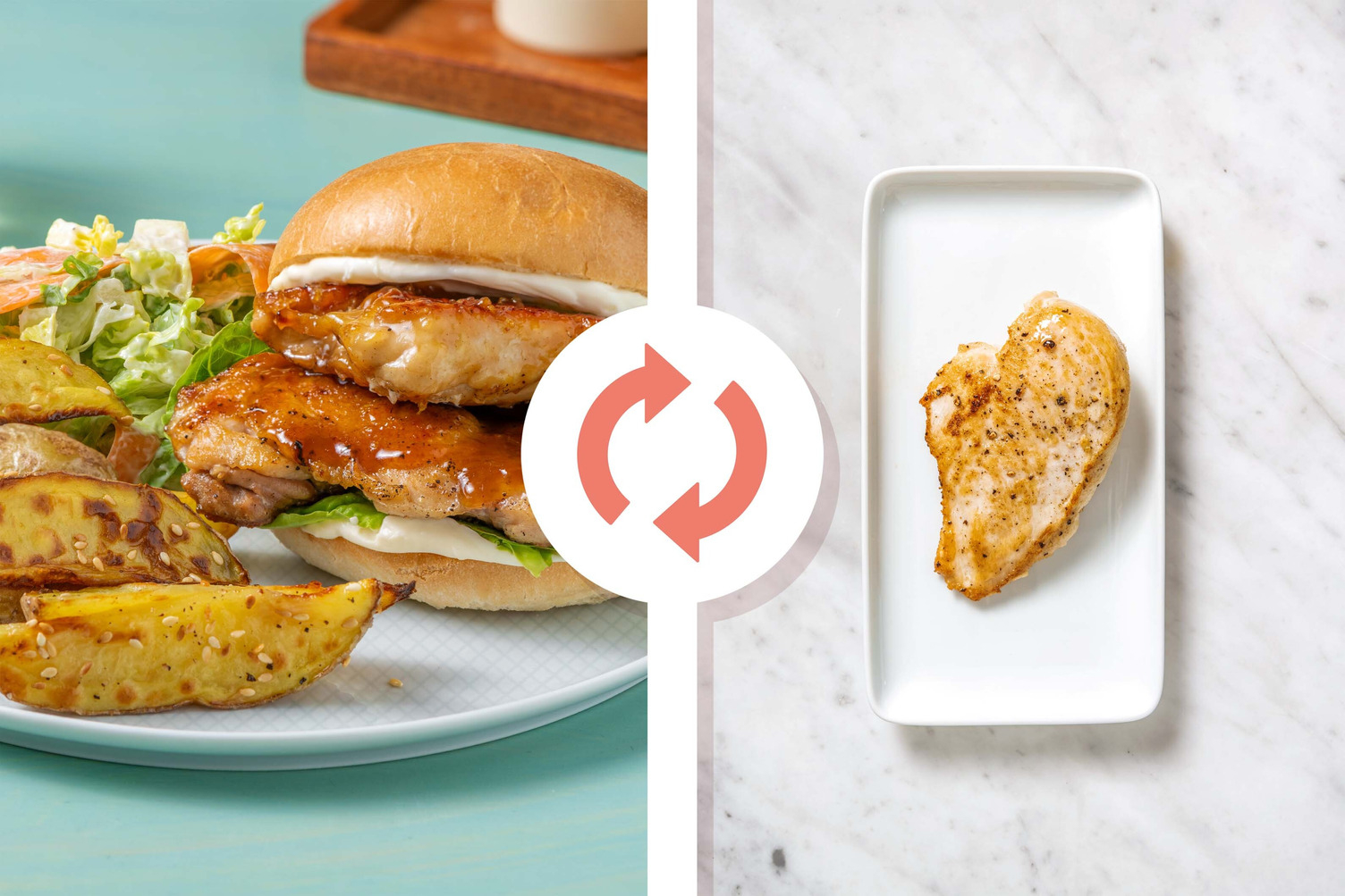 Szechuan Glazed Chicken Breast Burger 