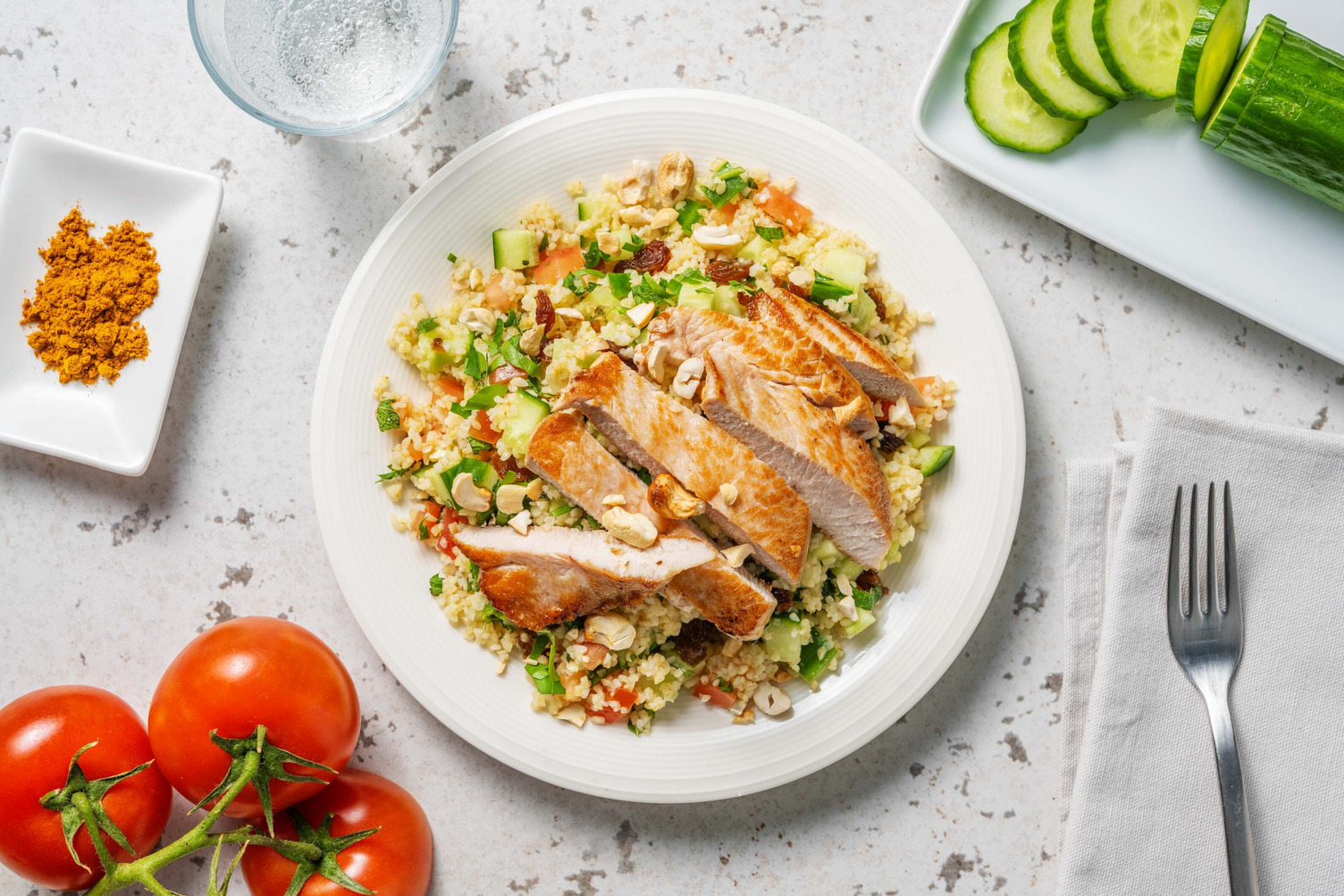 Salade façon taboulé à l’indienne