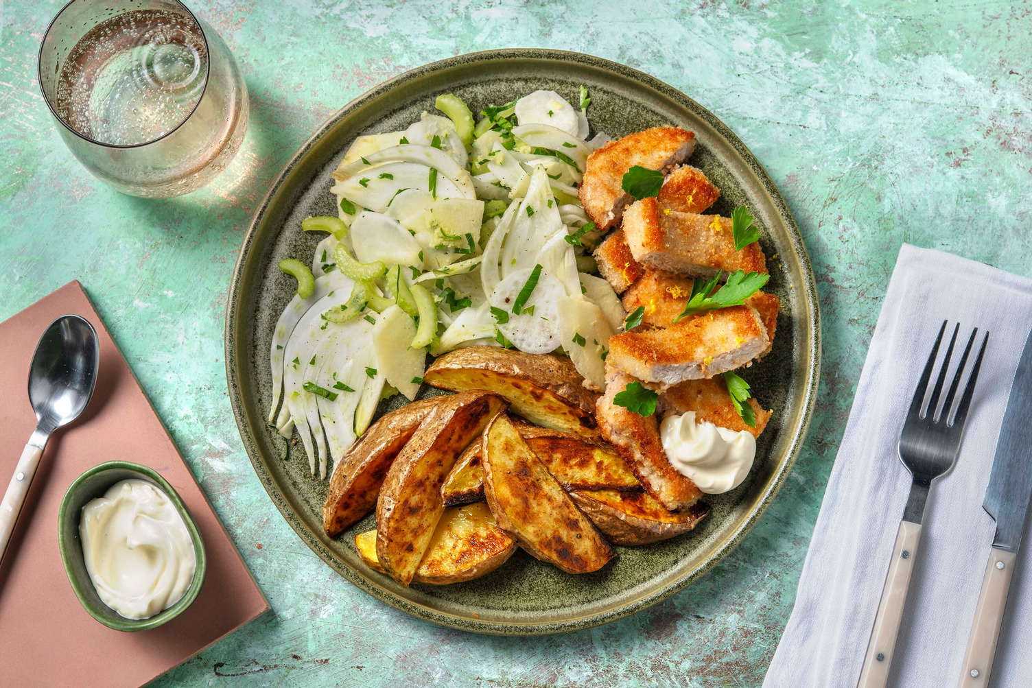 Cotoletta croccante di maiale al limone