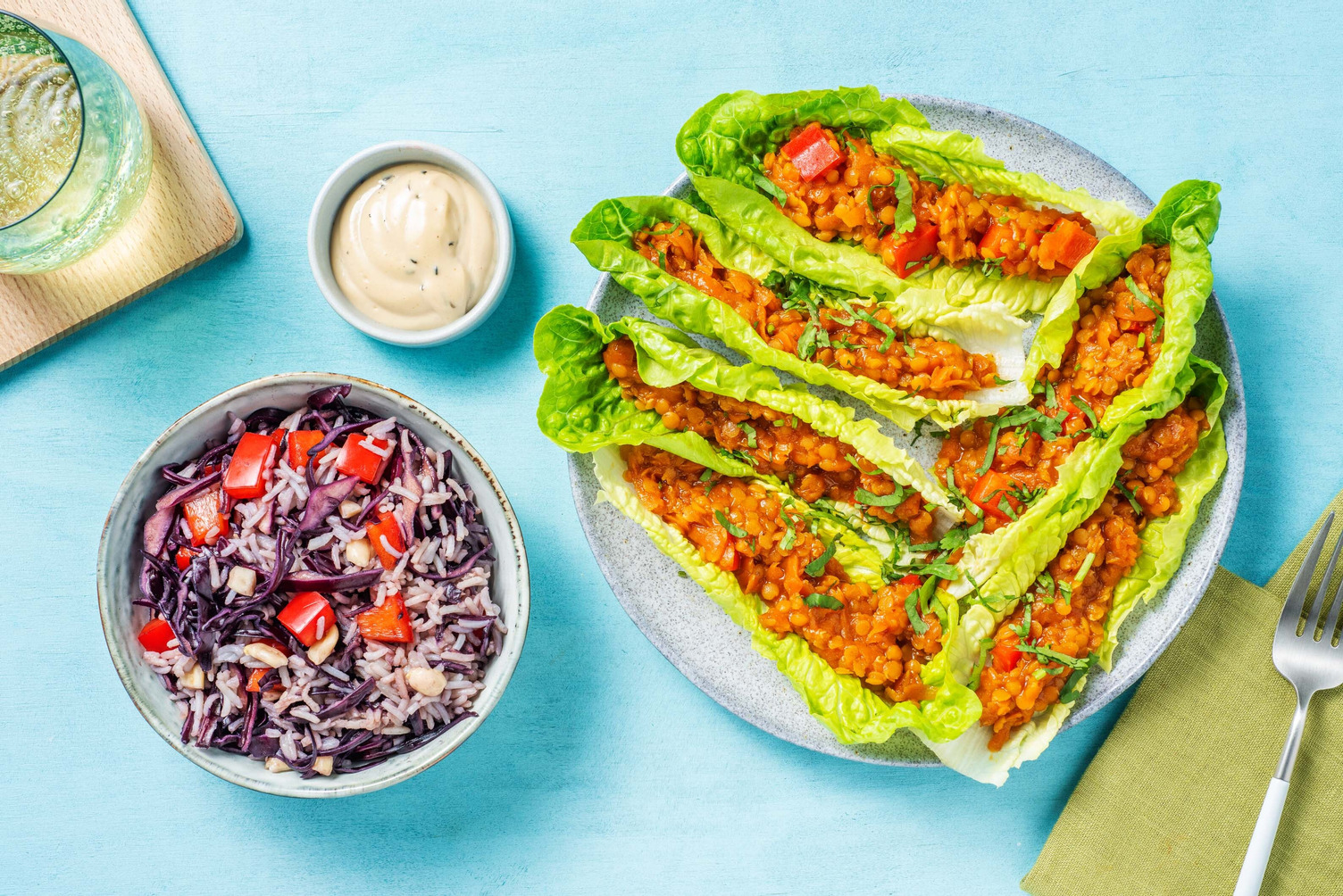 Asiatiske salatwraps