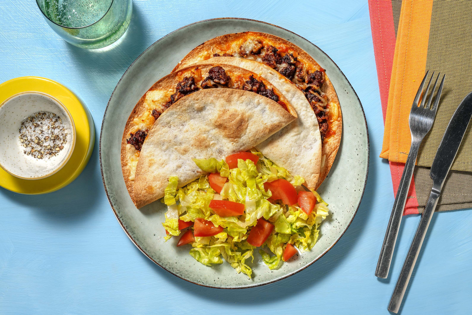 BBQ Beef Quesadillas