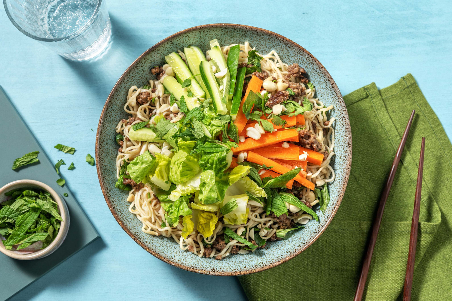 Vietnamese Bun Bo Xao style salad