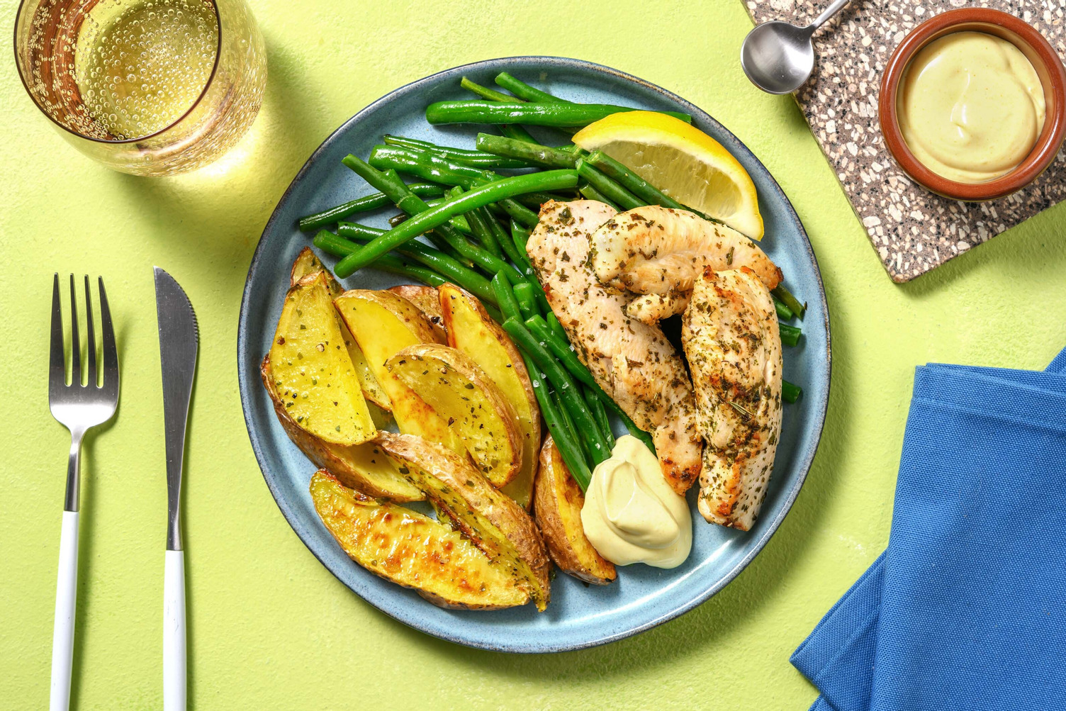 Vitlöksmarinerad kyckling