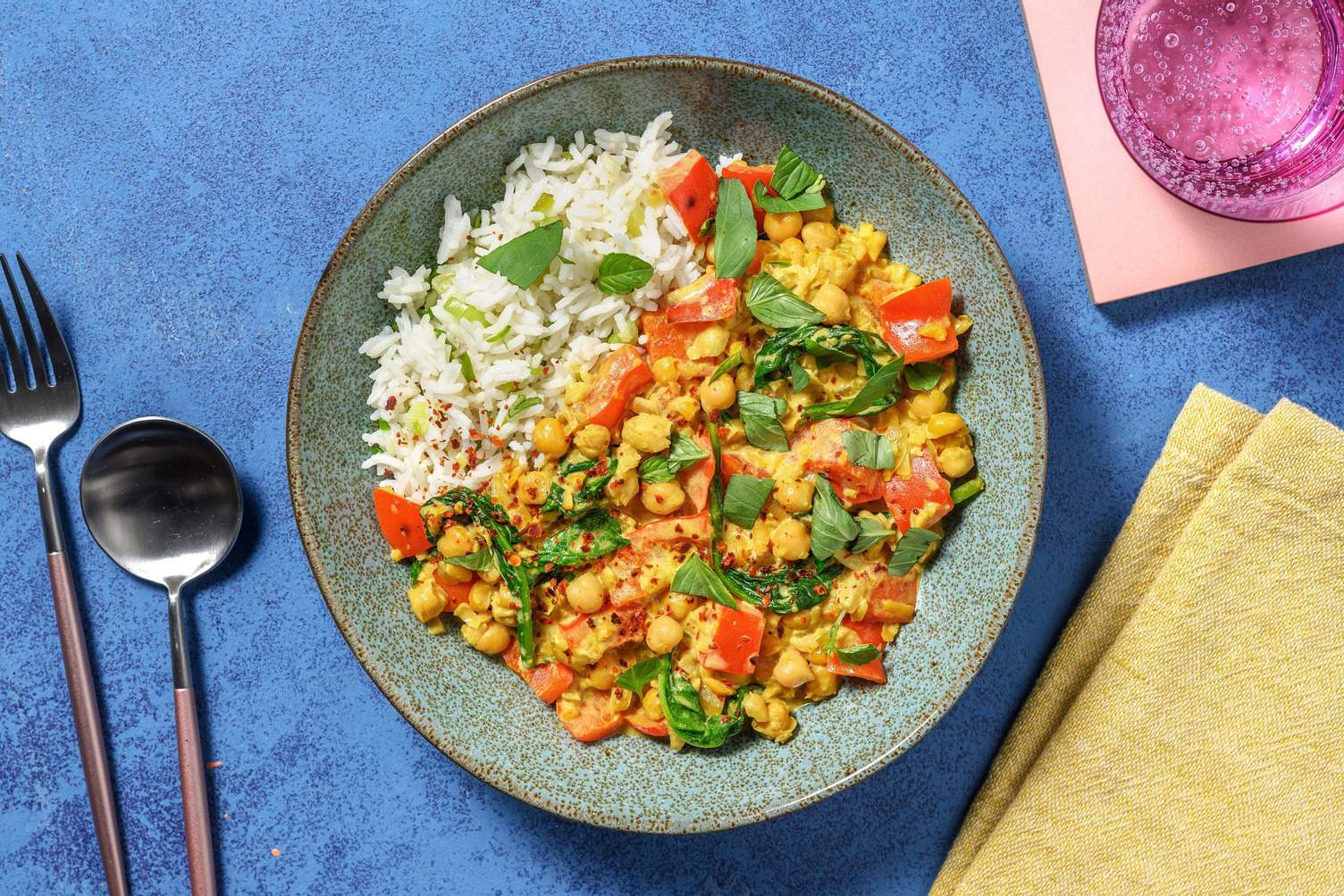 Ingefärs- och sojastekta kikärtor