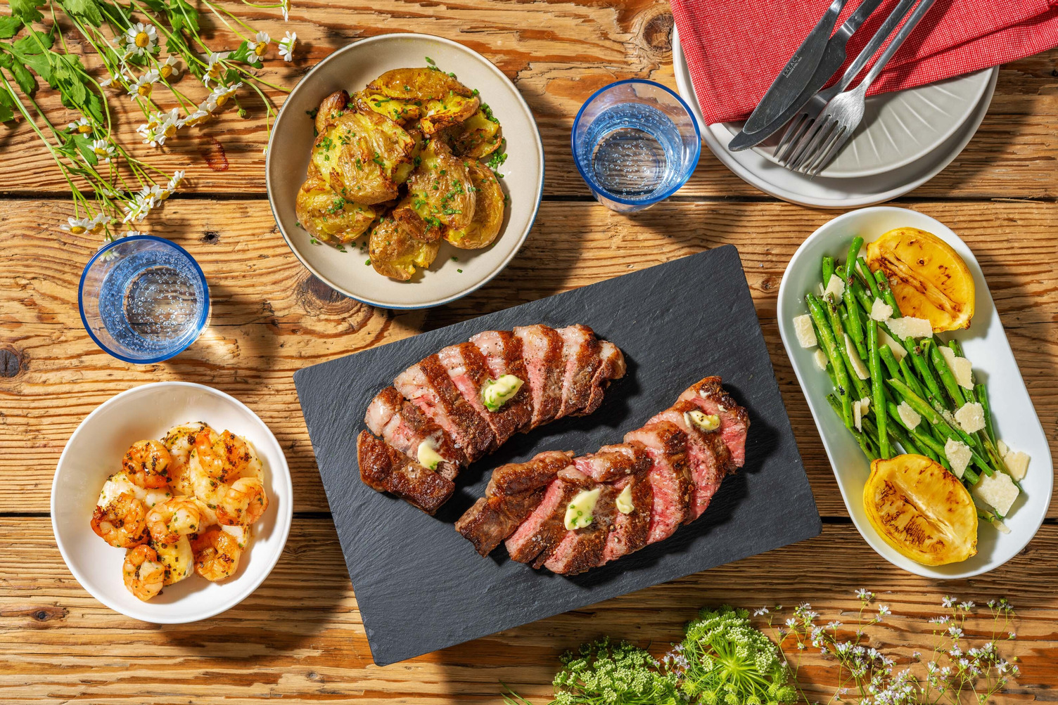 Classic surf and turf