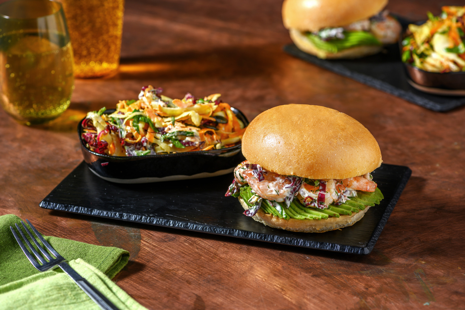 Sandwich aux crevettes à la canadienne