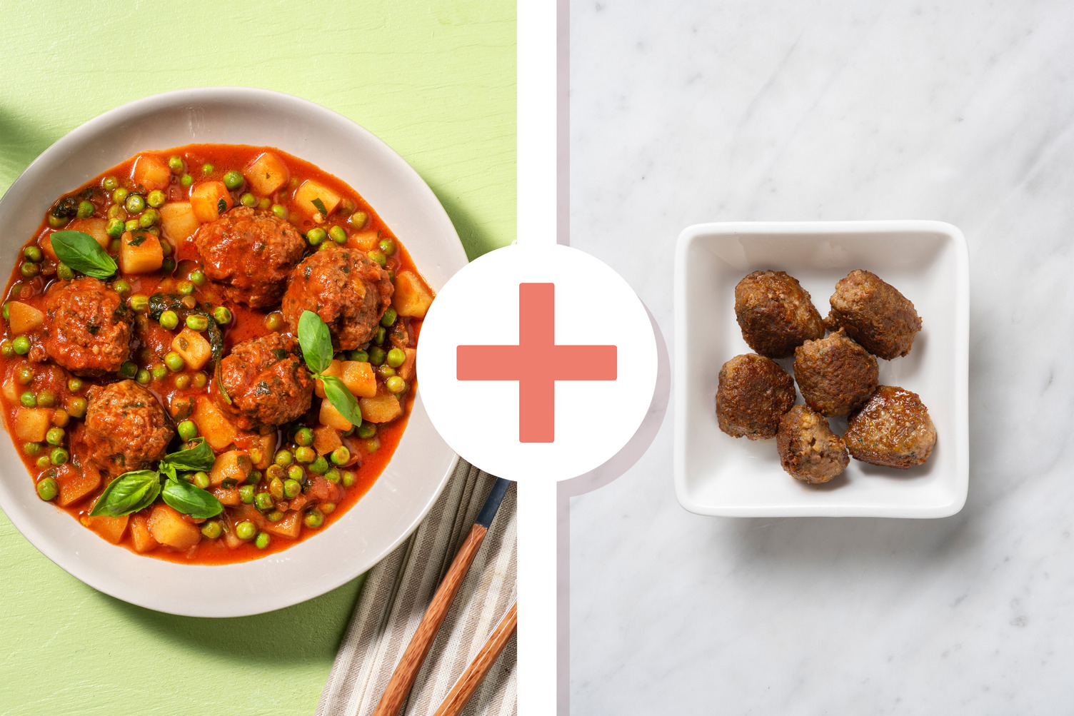 Polpette di carne al sugo di pomodorini