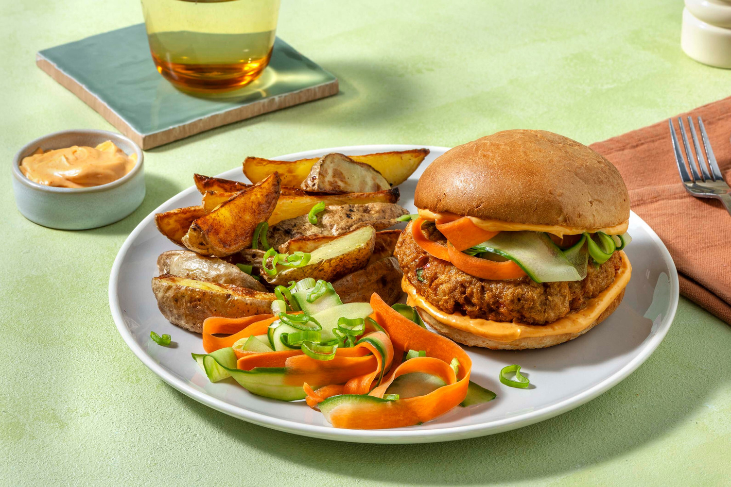 Cod Burger Spicy thai cod burger | HelloFresh