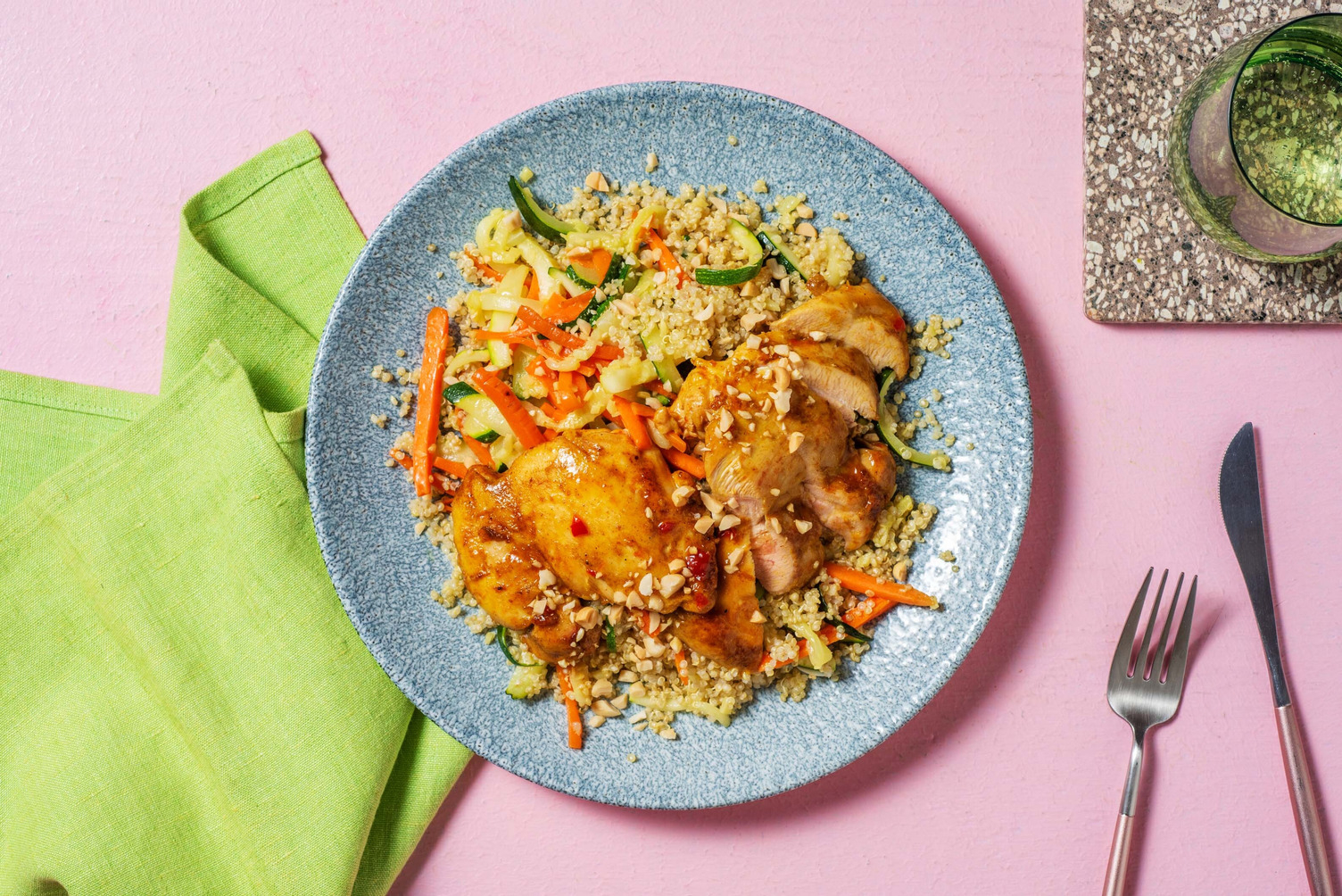 Pollo esotico in salsa Thai