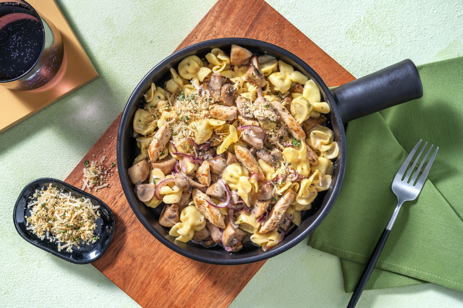 Fiorelli Pastataschen mit Pilzfüllung & Bio-Huhn
