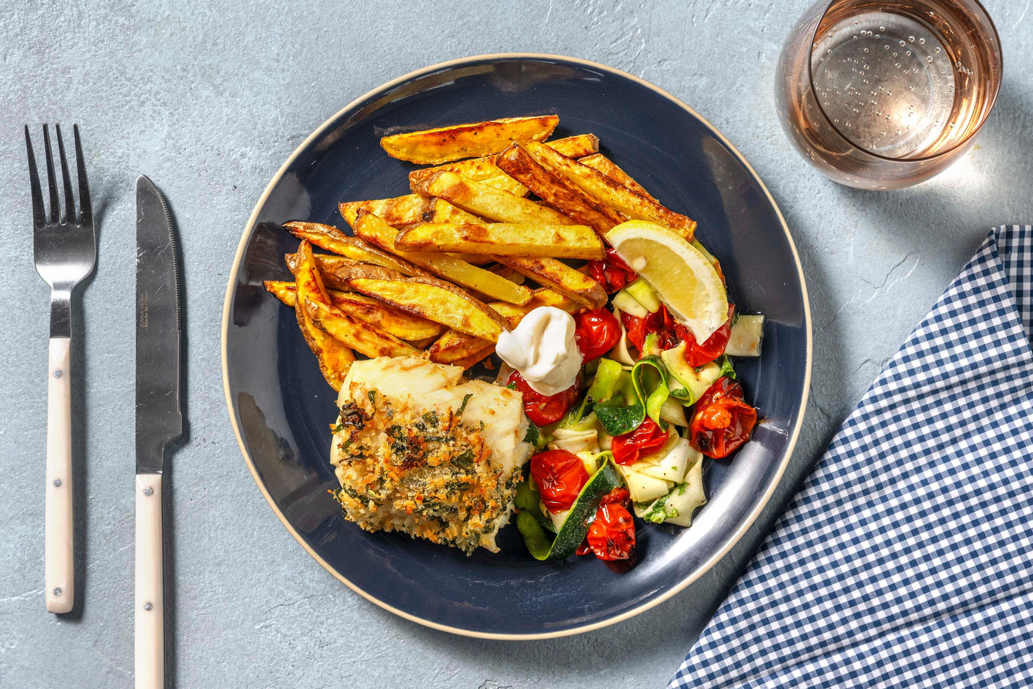 Dill- & citronpanerad sej