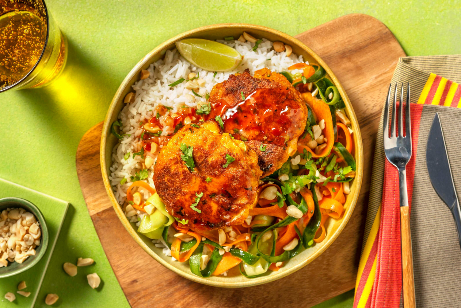 Currykryddade fiskkakor