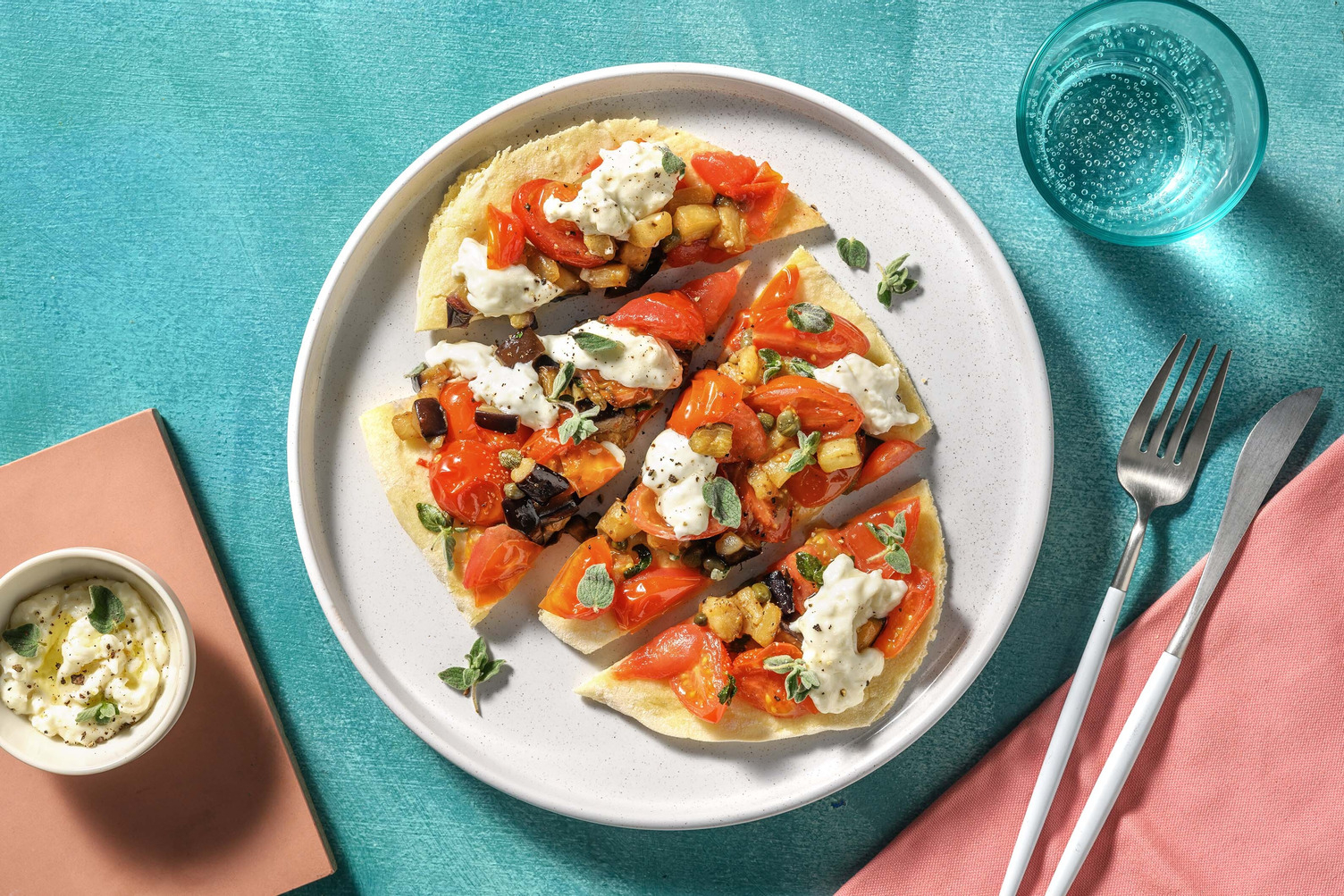 Naan speziato alla greca