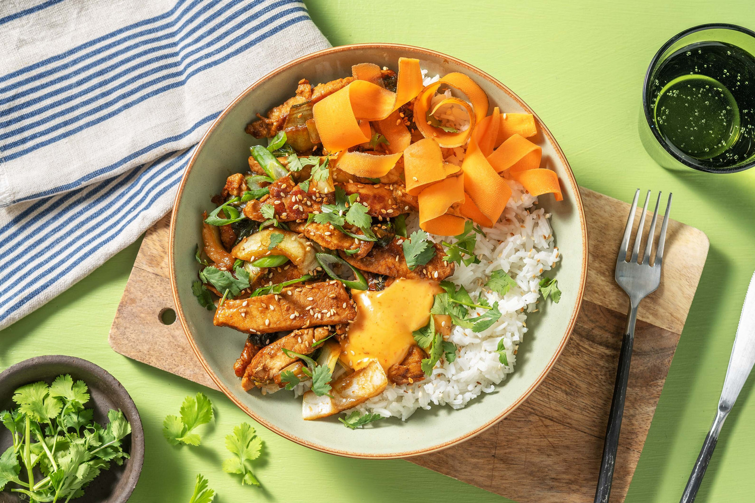 Ingefärs- och hoisinstekt fläsk