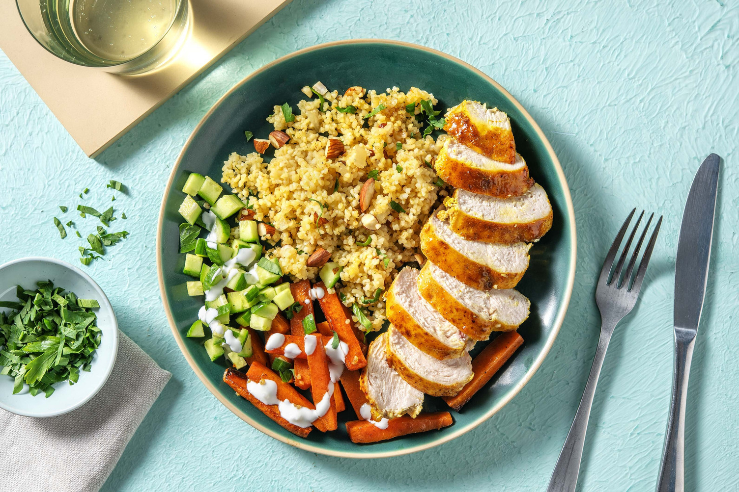 Chutneyglaseret kylling