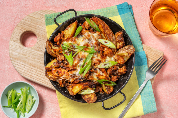 Cheesy BBQ Chicken Wedges