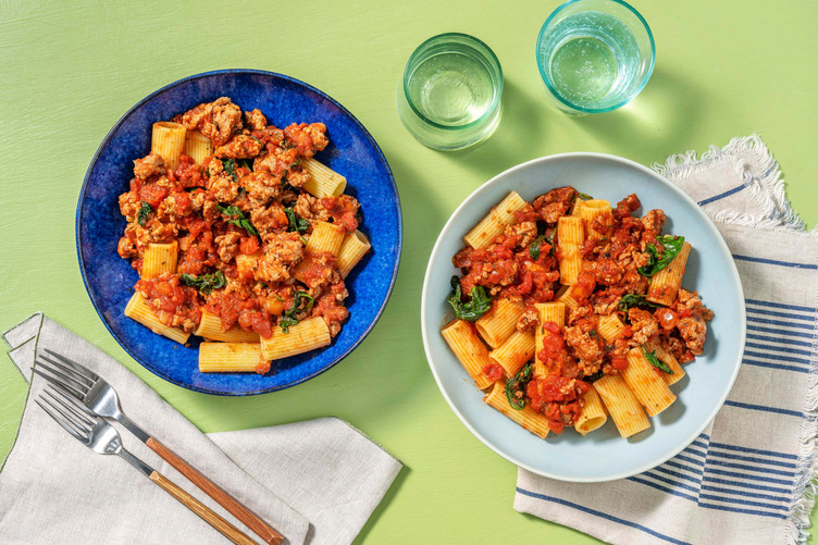 Speedy Pork Rigatoni